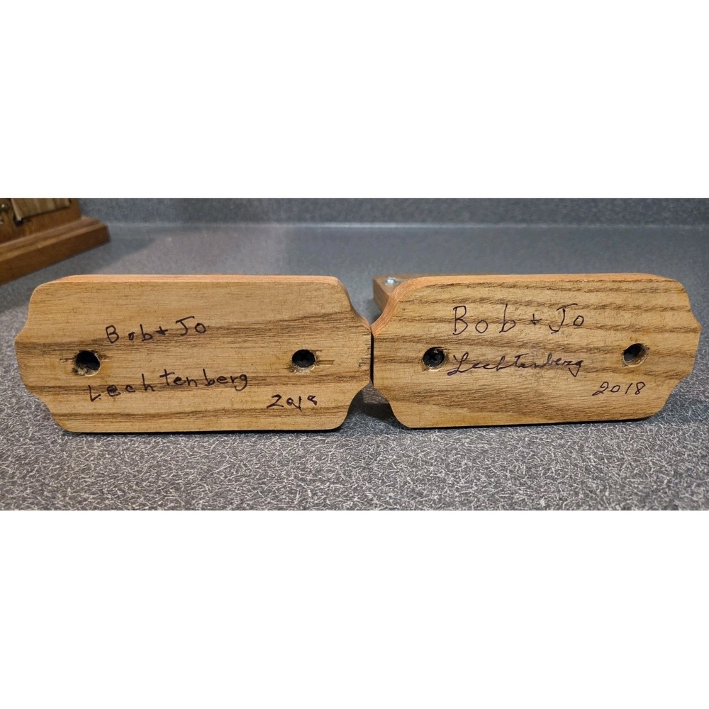 Handcrafted Solid Oak Picture Frame Lot (5) - Picture 11 of 14